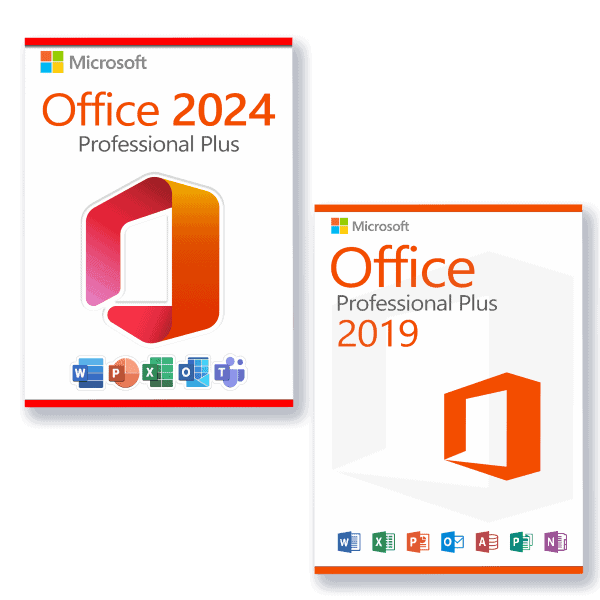 Microsoft Office 2024 Pro Plus + Microsoft Office 2019 Pro Plus license