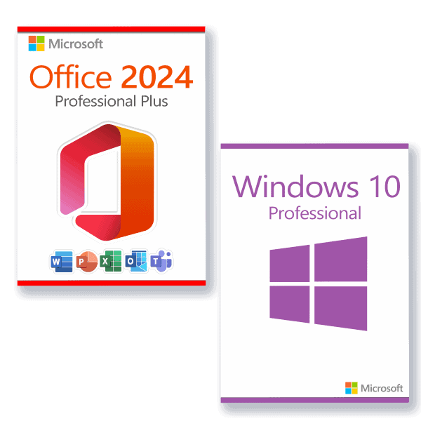 Microsoft Office 2024 Professional Plus + Microsoft Windows 10